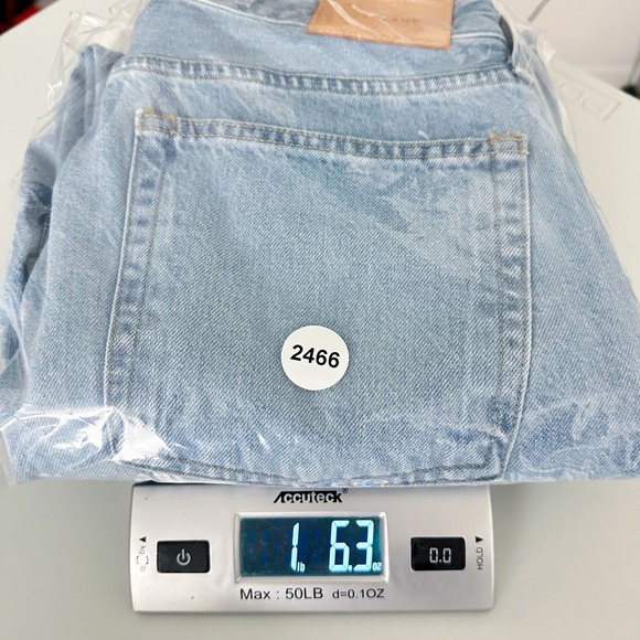 NWT Everlane Womens The Curvy 90s Cheeky Straight Jeans Y2K Cotton Size 30 - Picture 10 of 10